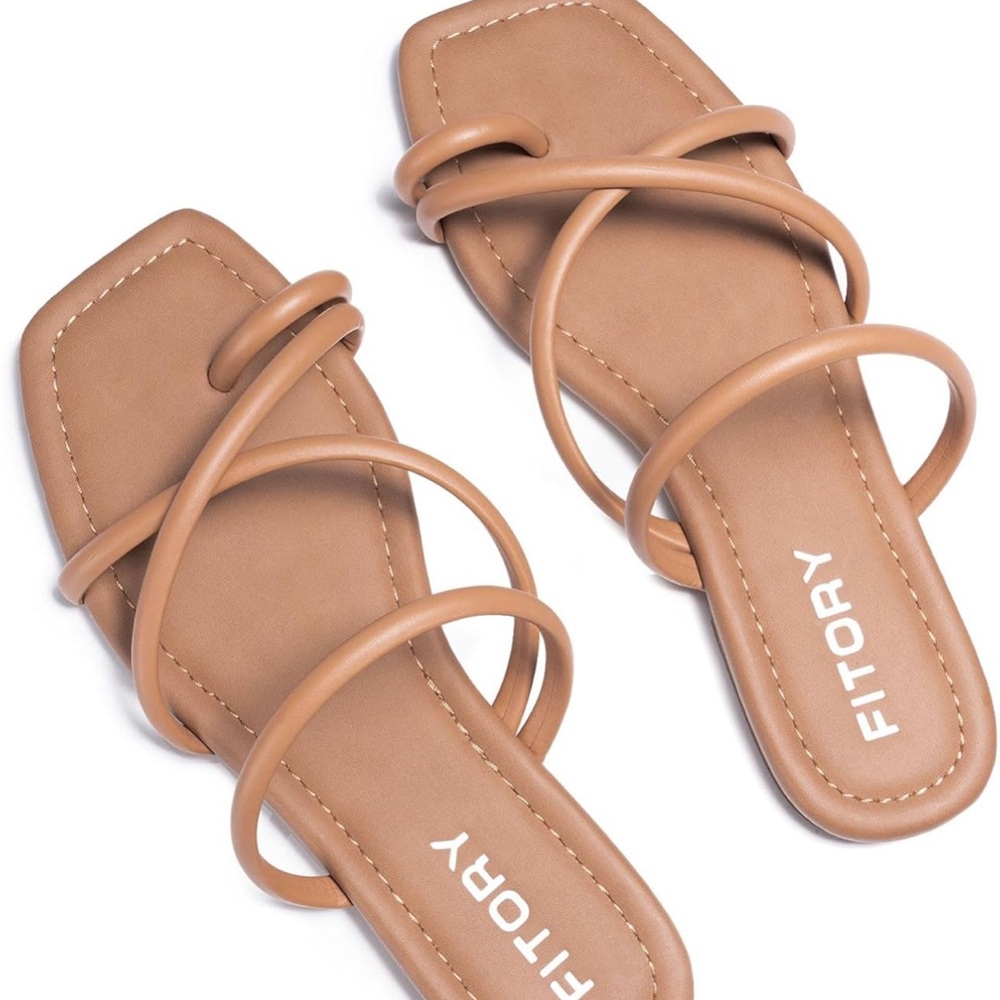 Fitory Tan Strappy Sandals